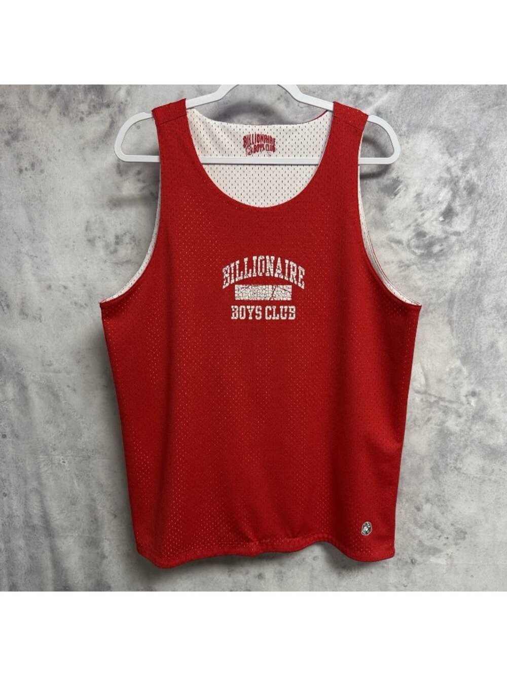 Billionaire Boys Club Reversible Mesh Tank Top Mens Large Logo Basketball Jersey